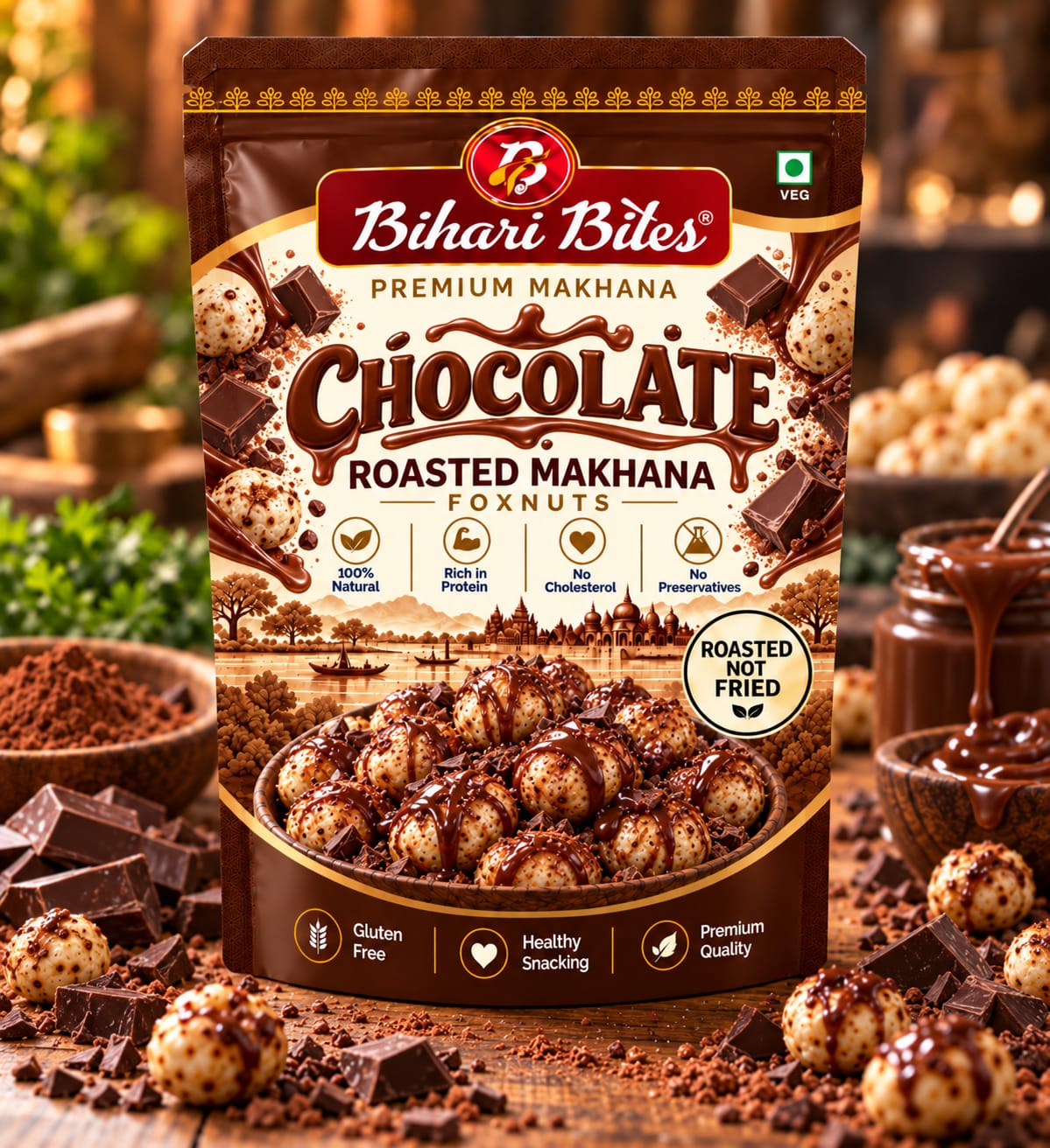 Chocolate Roasted Makhana