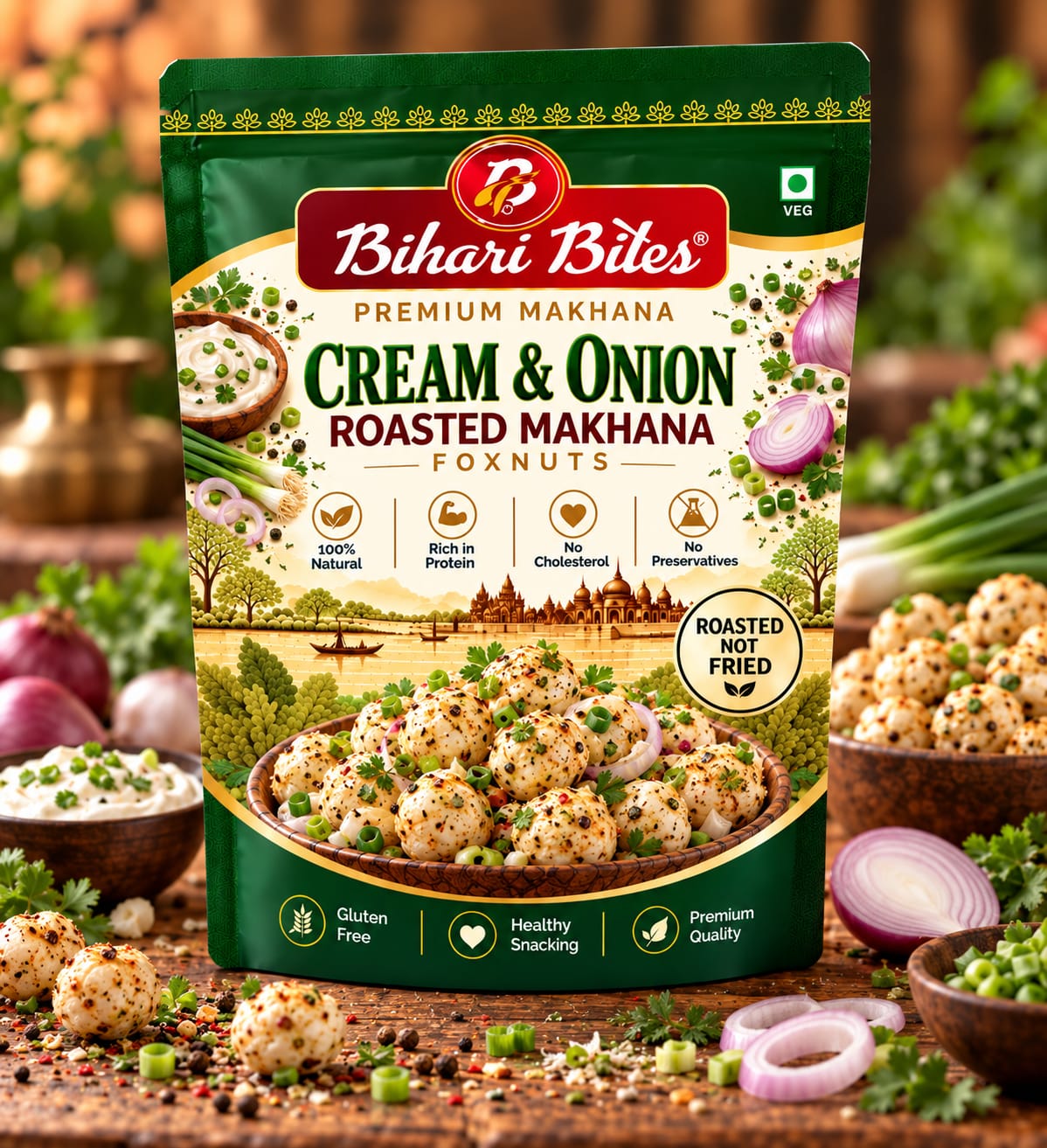 Cream & Onion Roasted Makhana
