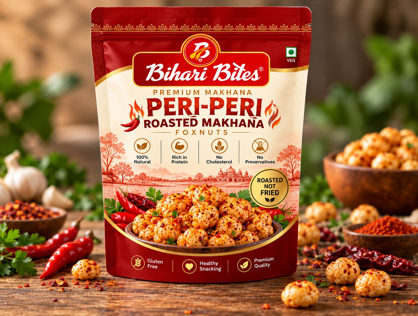 Peri-Peri Roasted Makhana