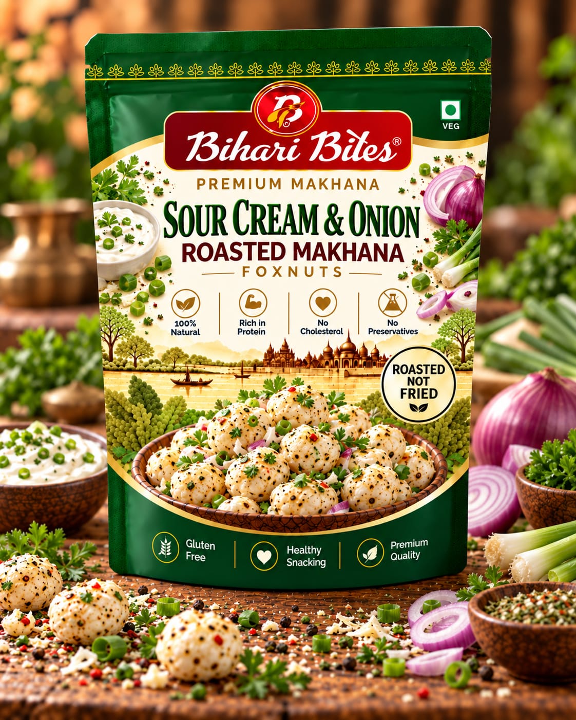 Sour Cream & Onion Roasted Makhana